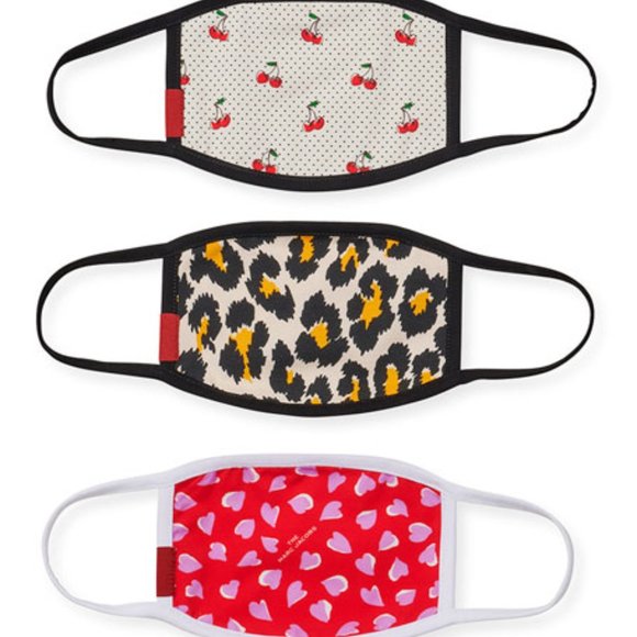 NWT The Marc Jacobs 3-Pack Reusable Printed Masks - Picture 1 of 1